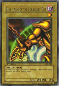 Right Arm of the Forbidden One [LOB-122] Ultra Rare - POKÉ JEUX