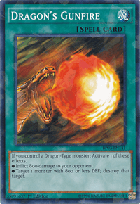 Dragon's Gunfire [BP03-EN141] Shatterfoil Rare - POKÉ JEUX
