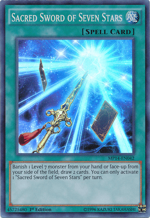 Sacred Sword of Seven Stars [MP14-EN042] Super Rare - POKÉ JEUX