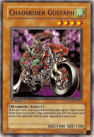 Chaosrider Gustaph [SDDE-EN012] Common - POKÉ JEUX