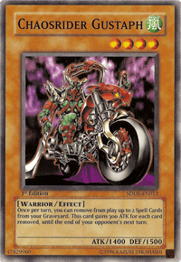 Chaosrider Gustaph [SDDE-EN012] Common - POKÉ JEUX