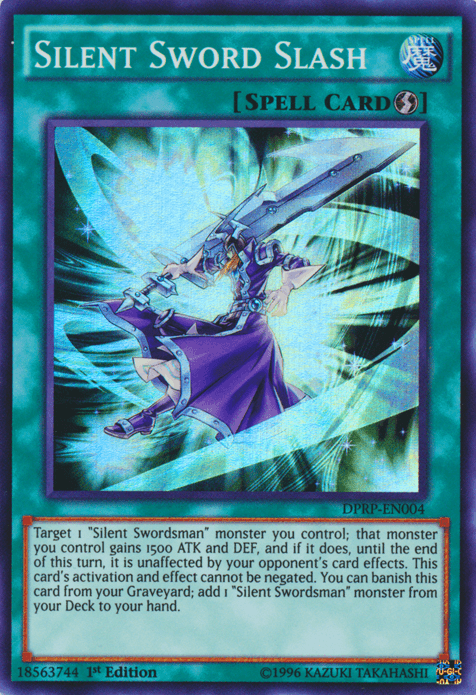 Silent Sword Slash [DPRP-EN004] Super Rare - POKÉ JEUX