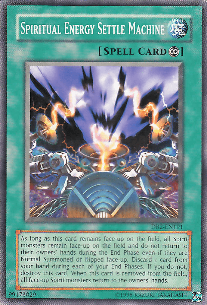Spiritual Energy Settle Machine [DB2-EN191] Common - POKÉ JEUX