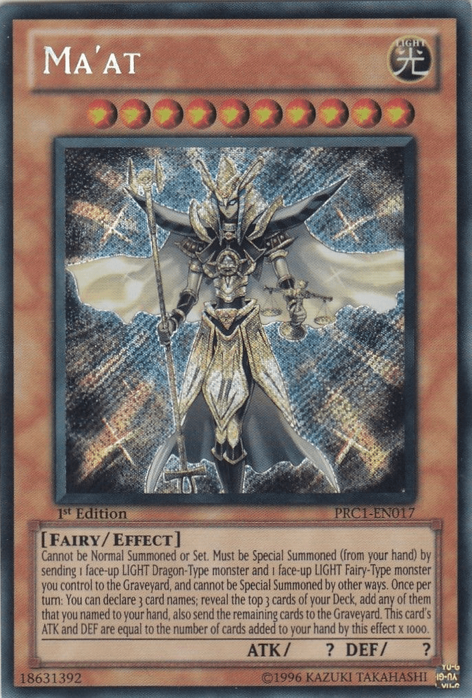Ma'at [PRC1-EN017] Secret Rare - POKÉ JEUX