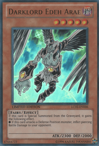 Darklord Edeh Arae [LC02-EN006] Ultra Rare - POKÉ JEUX
