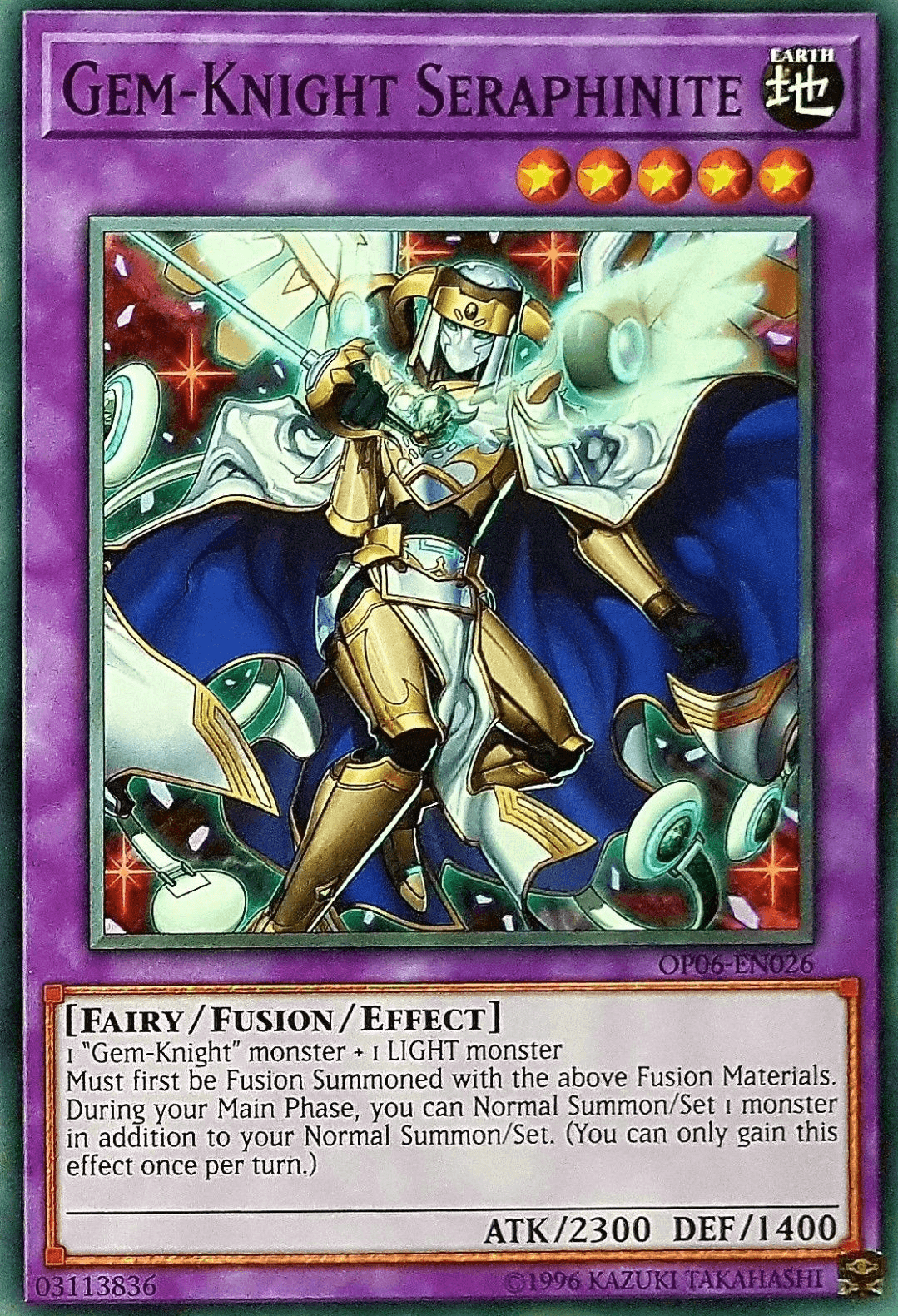 Gem-Knight Seraphinite [OP06-EN026] Common - POKÉ JEUX
