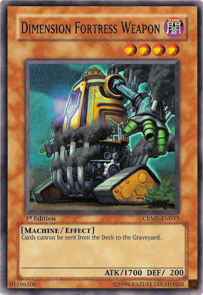 Dimension Fortress Weapon [CRMS-EN033] Super Rare - POKÉ JEUX
