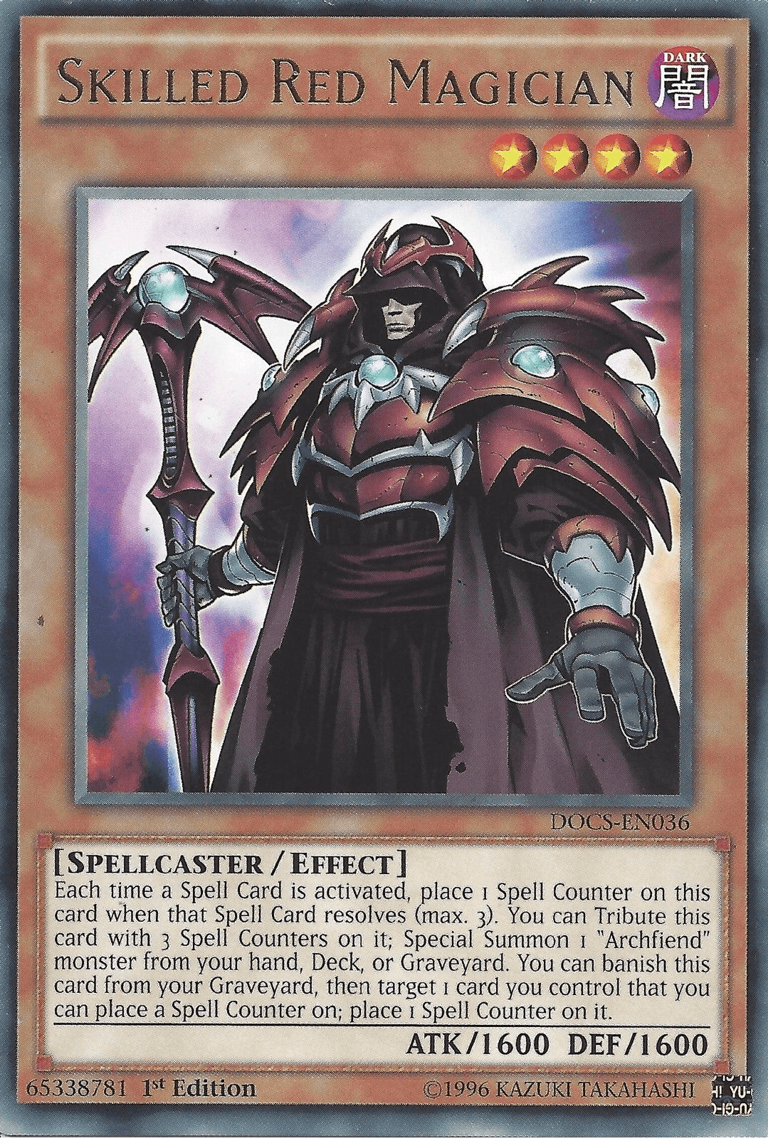 Skilled Red Magician [DOCS-EN036] Rare - POKÉ JEUX
