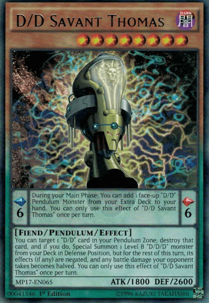 D/D Savant Thomas [MP17-EN065] Rare - POKÉ JEUX