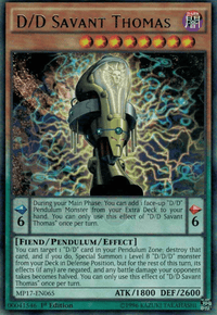 D/D Savant Thomas [MP17-EN065] Rare - POKÉ JEUX