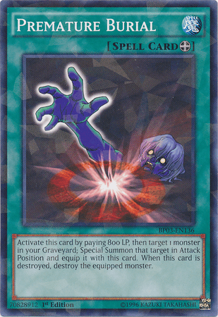 Premature Burial [BP03-EN136] Shatterfoil Rare - POKÉ JEUX