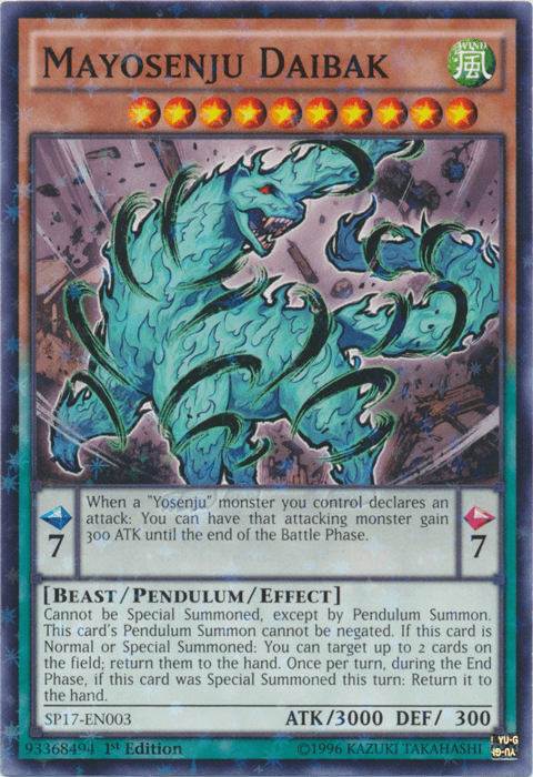 Mayosenju Daibak [SP17-EN003] Starfoil Rare - POKÉ JEUX