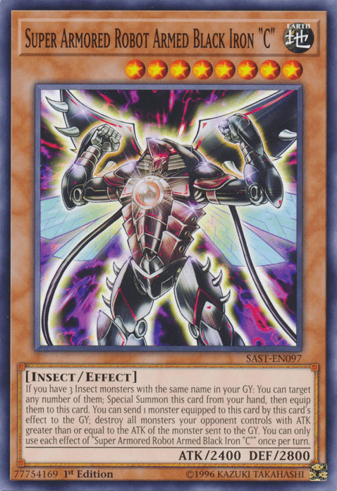 Super Armored Robot Armed Black Iron "C" [SAST-EN097] Common - POKÉ JEUX
