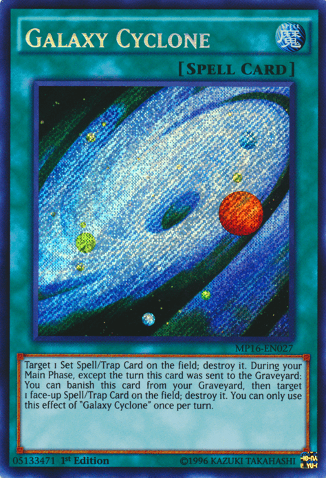 Galaxy Cyclone [MP16-EN027] Secret Rare - POKÉ JEUX