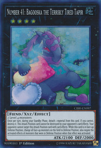 Number 41: Bagooska the Terribly Tired Tapir [CIBR-EN097] Super Rare - POKÉ JEUX
