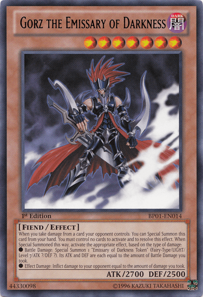 Gorz the Emissary of Darkness [BP01-EN014] Rare - POKÉ JEUX