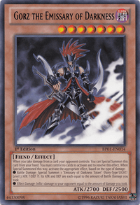 Gorz the Emissary of Darkness [BP01-EN014] Rare - POKÉ JEUX