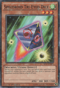 Speedroid Tri-Eyed Dice [SP17-EN023] Starfoil Rare - POKÉ JEUX