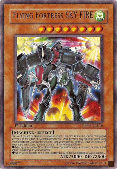Flying Fortress SKY FIRE [CRMS-EN016] Rare - POKÉ JEUX