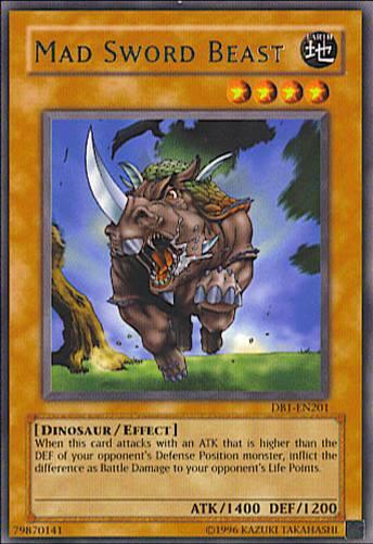 Mad Sword Beast [DB1-EN201] Rare - POKÉ JEUX