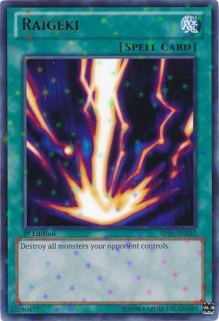 Raigeki [BP01-EN032] Starfoil Rare - POKÉ JEUX