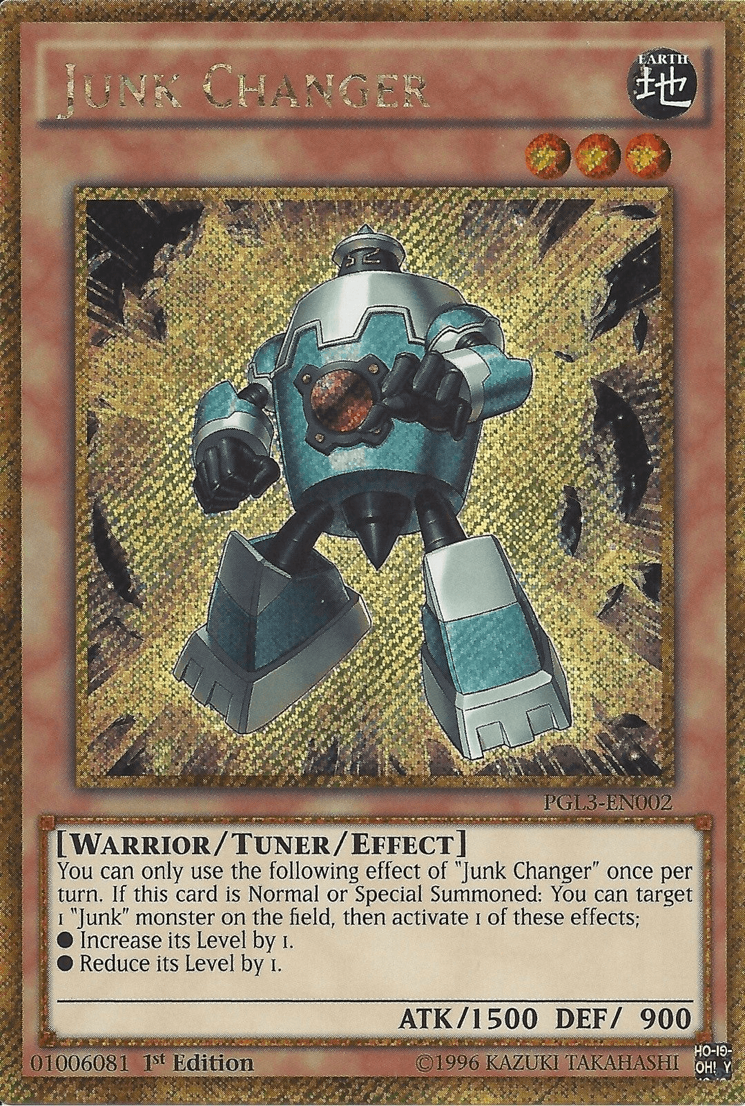 Junk Changer [PGL3-EN002] Gold Secret Rare - POKÉ JEUX