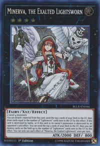 Minerva, the Exalted Lightsworn [BLLR-EN044] Secret Rare - POKÉ JEUX