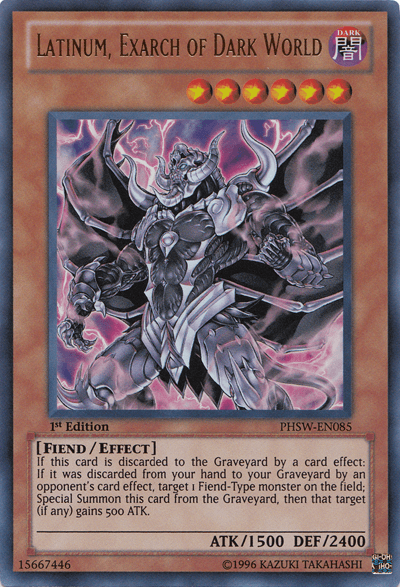 Latinum, Exarch of Dark World [PHSW-EN085] Ultra Rare - POKÉ JEUX
