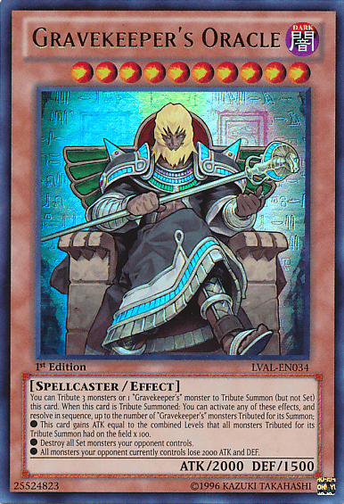 Gravekeeper's Oracle [LVAL-EN034] Ultra Rare - POKÉ JEUX