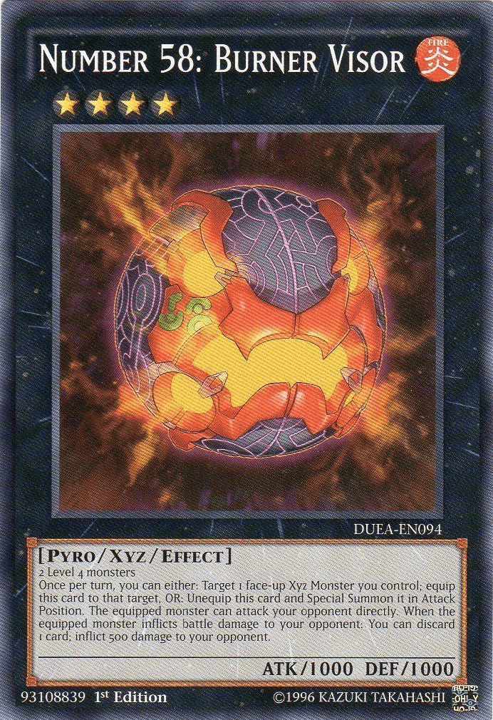 Number 58: Burner Visor [DUEA-EN094] Common - POKÉ JEUX