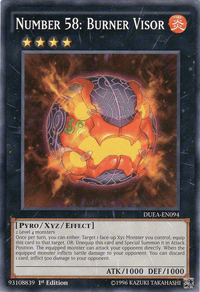 Number 58: Burner Visor [DUEA-EN094] Common - POKÉ JEUX