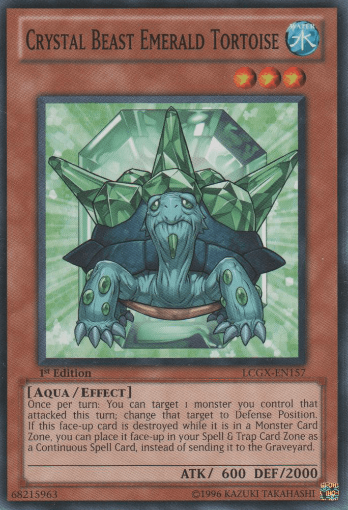 Crystal Beast Emerald Tortoise [LCGX-EN157] Common - POKÉ JEUX