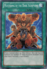 Mustering of the Dark Scorpions [GLD5-EN042] Common - POKÉ JEUX
