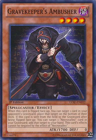 Gravekeeper's Ambusher [LVAL-EN032] Common - POKÉ JEUX