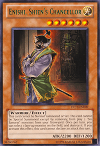 Enishi, Shien's Chancellor (Green) [DL12-EN009] Rare - POKÉ JEUX