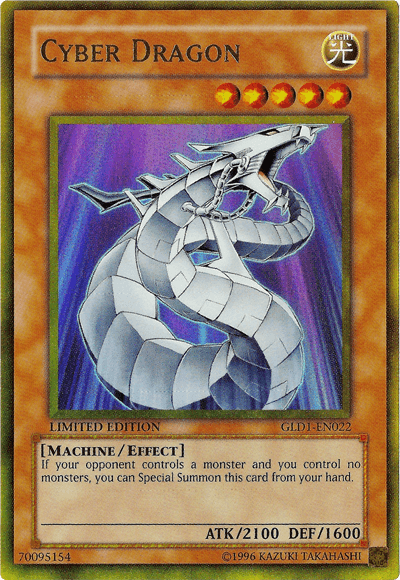Cyber Dragon [GLD1-EN022] Gold Rare - POKÉ JEUX