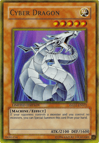 Cyber Dragon [GLD1-EN022] Gold Rare - POKÉ JEUX