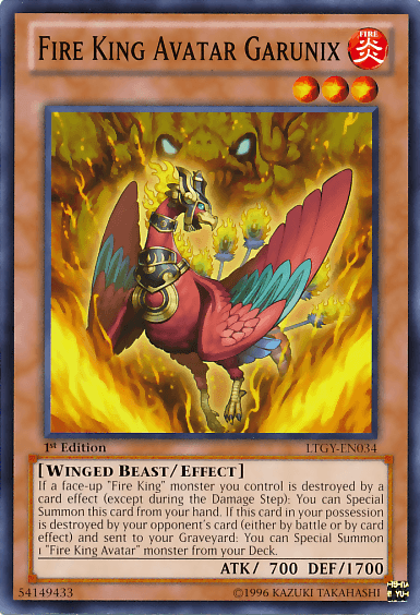 Fire King Avatar Garunix [LTGY-EN034] Common - POKÉ JEUX
