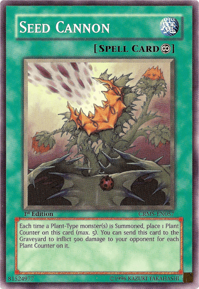 Seed Cannon [CRMS-EN057] Common - POKÉ JEUX