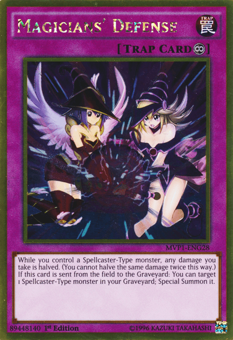 Magicians' Defense [MVP1-ENG28] Gold Rare - POKÉ JEUX
