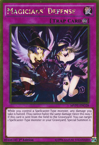 Magicians' Defense [MVP1-ENG28] Gold Rare - POKÉ JEUX