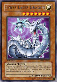 Cyber Laser Dragon [DP04-EN003] Rare - POKÉ JEUX