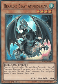 Heraldic Beast Amphisbaena [WSUP-EN003] Super Rare - POKÉ JEUX