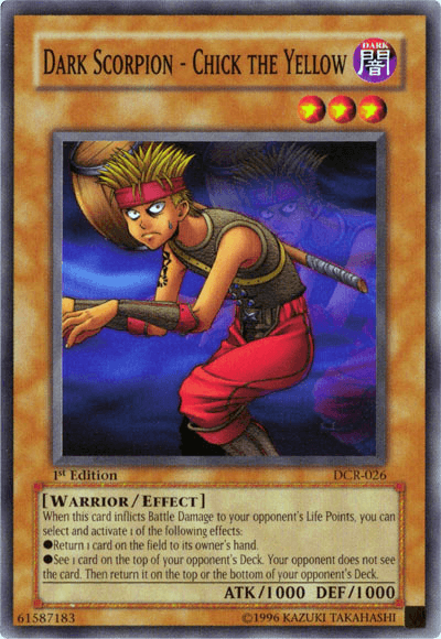 Dark Scorpion - Chick the Yellow [DCR-026] Common - POKÉ JEUX