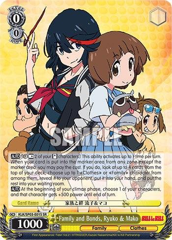 Family and Bonds, Ryuko & Mako [Kill La Kill Power Up Set] - POKÉ JEUX