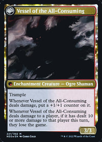 Hidetsugu Consumes All // Vessel of the All-Consuming [Kamigawa: Neon Dynasty Prerelease Promos]