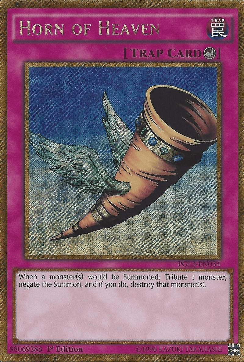 Horn of Heaven [PGL3-EN034] Gold Secret Rare - POKÉ JEUX