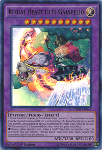 Ritual Beast Ulti-Gaiapelio [CROS-EN045] Ultra Rare - POKÉ JEUX