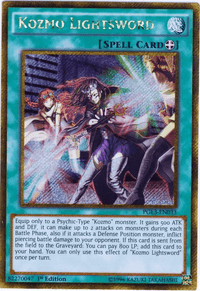 Kozmo Lightsword [PGL3-EN033] Gold Secret Rare - POKÉ JEUX