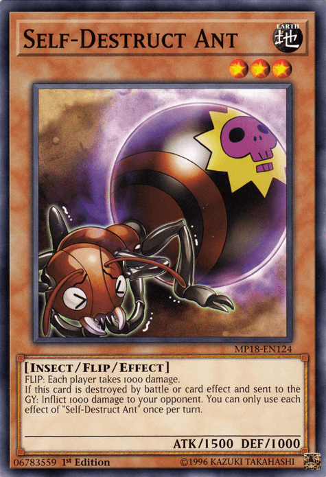 Self-Destruct Ant [MP18-EN124] Common - POKÉ JEUX